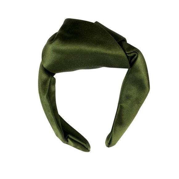 Le Monde Beryl Knot Headband in Green